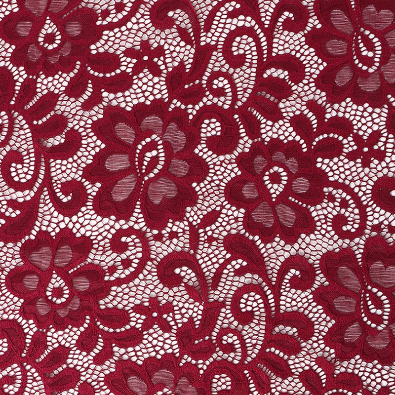 Lace Trim Lace Fabric Dress for Women's Wear Wholesale Supplier 4